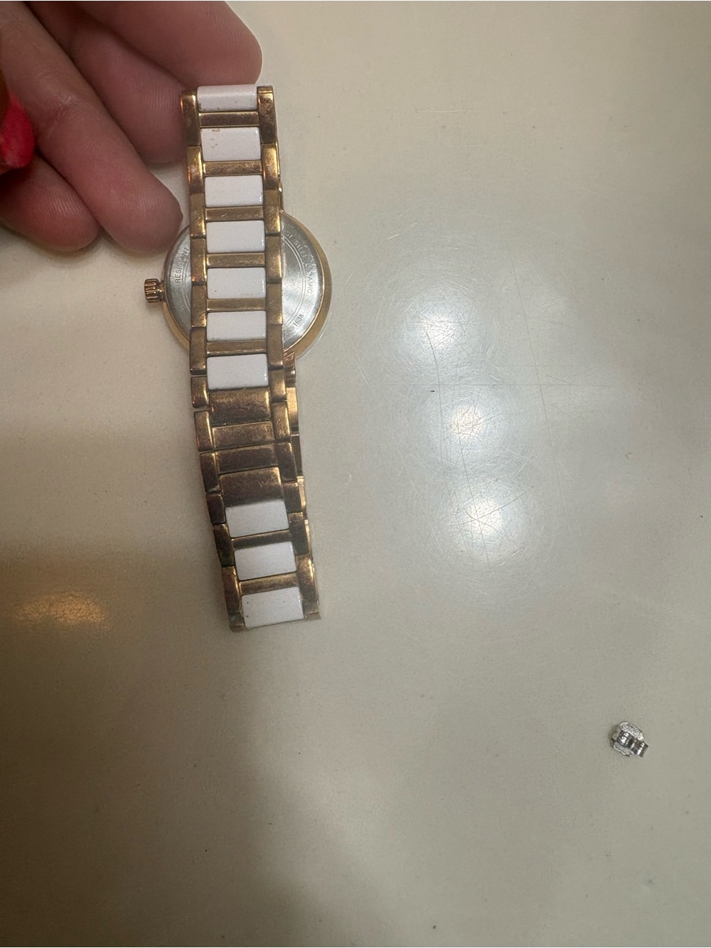 Bulova Rose Gold & White Ceramic Ladies Watch with MOP Dial - Picture 3 of 5